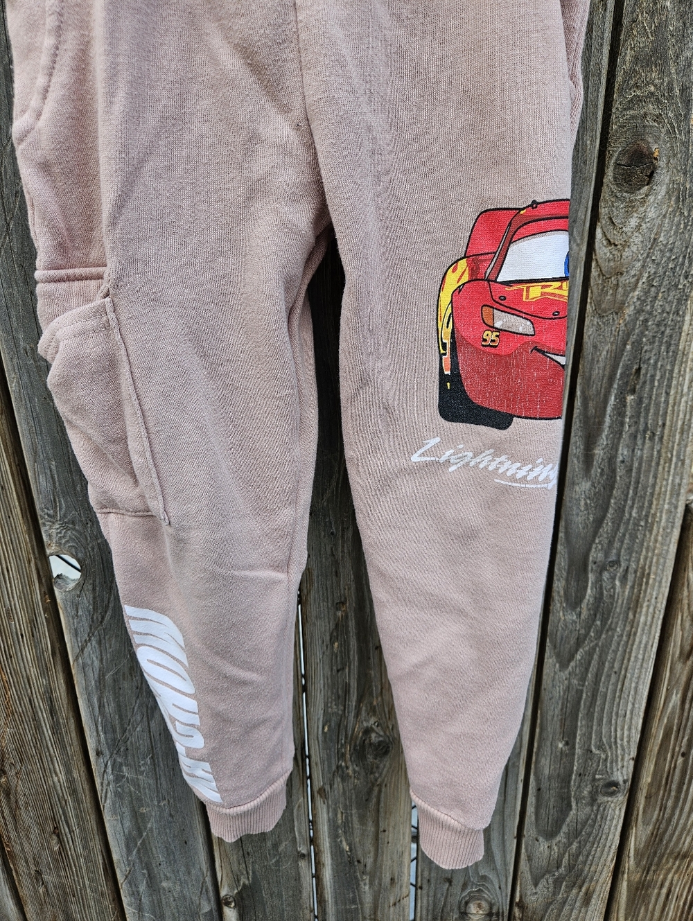 Disney Kids Hoodie & Joggers Set in Light Taupe  Size 5T - Picture 14 of 16